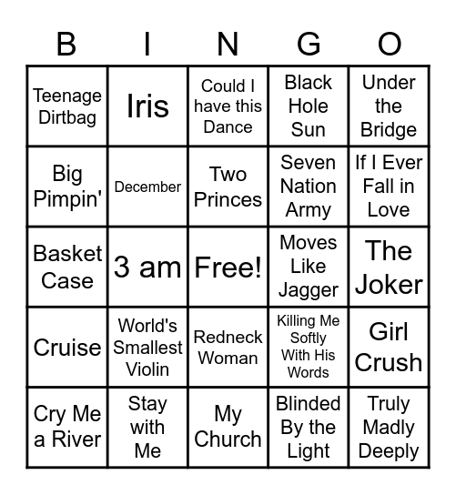 Round 3: Jackpot in 51 Bingo Card