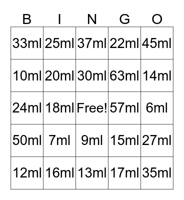 Addition Bingo! Bingo Card