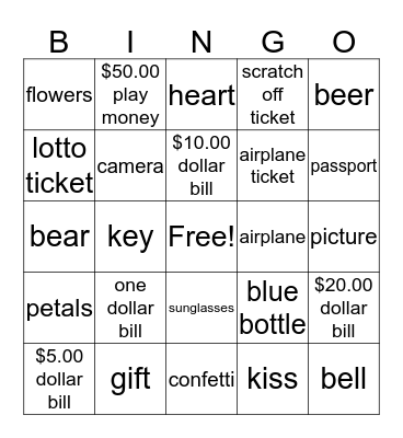 Mr.& Mrs. Kyle Cooke Bingo Card