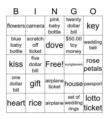 Mr.&Mrs. Kyle Cooke Bingo Card