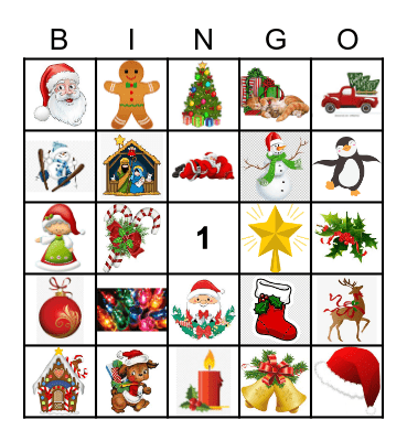 Christmas Bingo Card