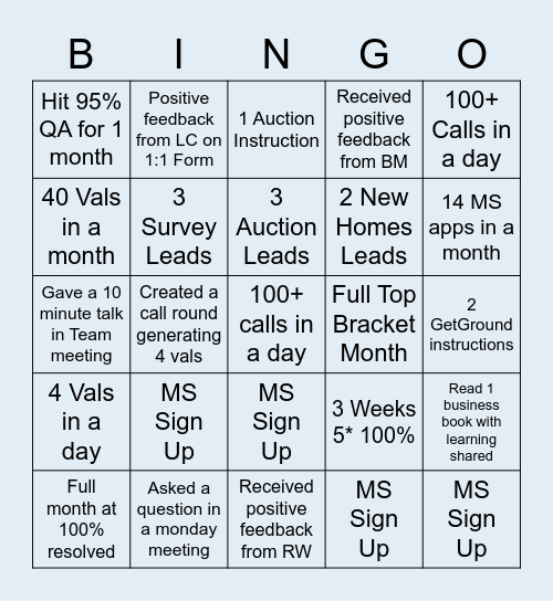 CX Q1 2023 Bingo Bonus Bingo Card