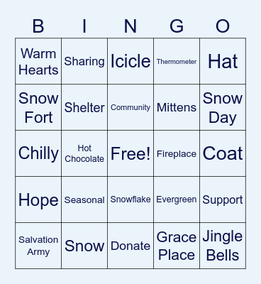 Warm Hearts Winter Collection Bingo! Bingo Card