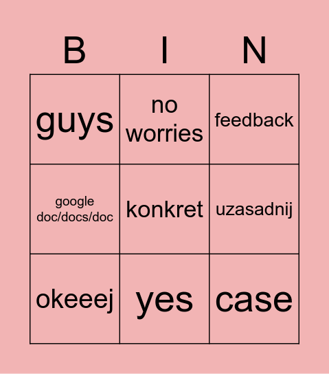 FAIR POINT Bingo Card