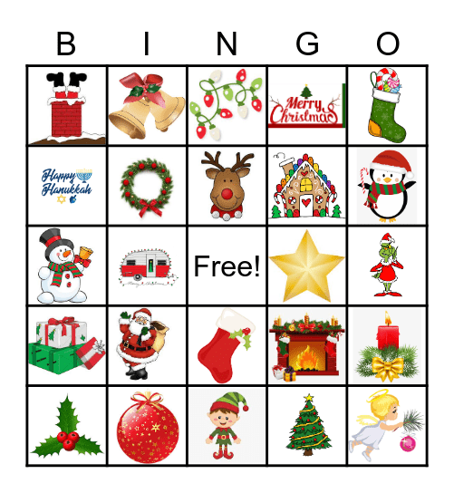 Christmas Bingo Card