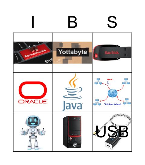 PARAM The IT Club Bingo Card