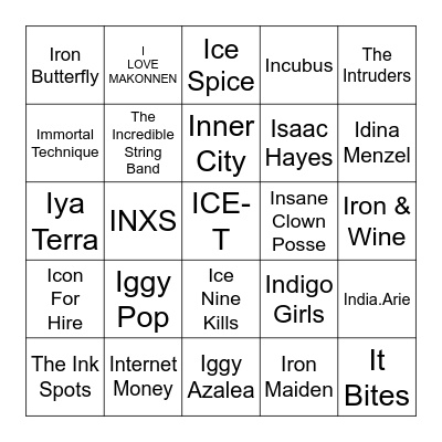 Game2 Bingo Card