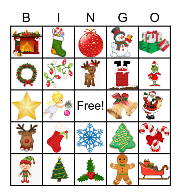 Christmas Bingo Card