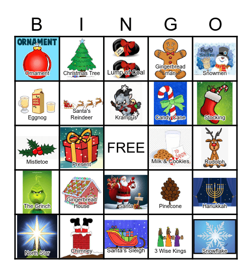 Christmas Bingo Card