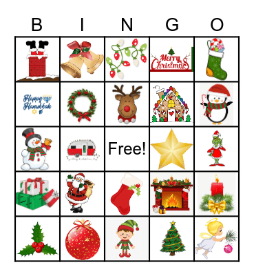 Christmas Bingo Card