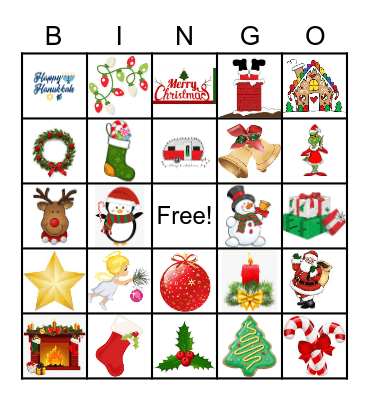 Christmas Bingo Card