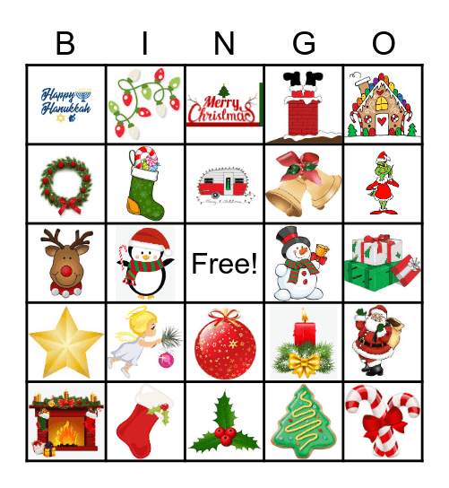 Christmas Bingo Card