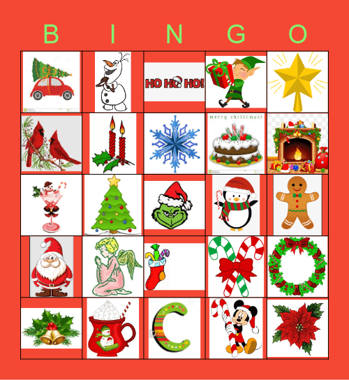 PSS CHRISTMAS Bingo Card