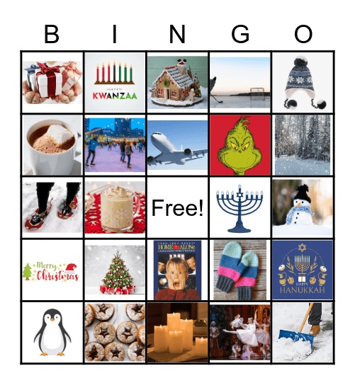 Holiday Bingo Card