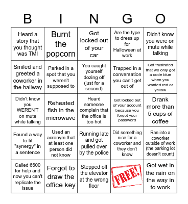 Related Bingo Cards