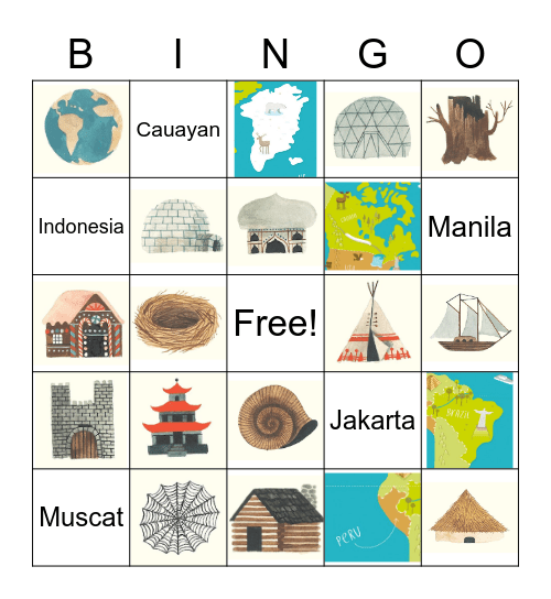 Travel Bingo Card