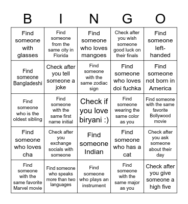 BSA GBM 2022 Bingo Card