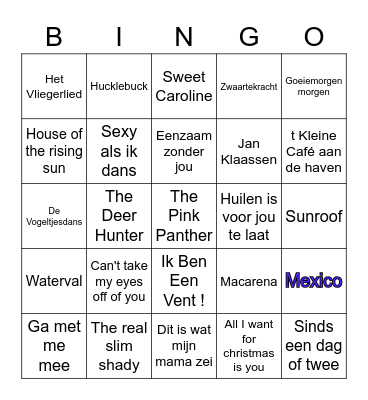 Kerst Smagge 2022 Bingo Card