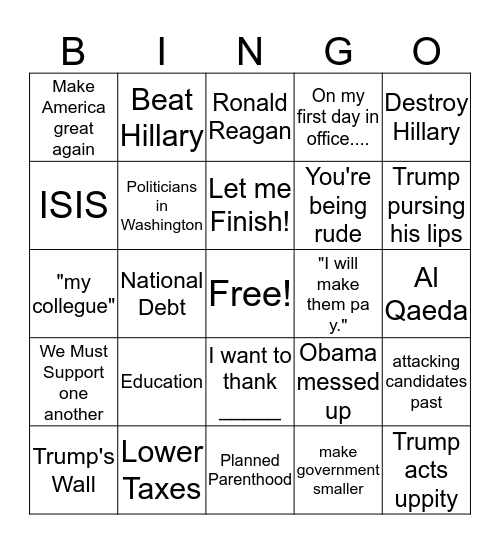 Cez's Bingo Card Bingo Card