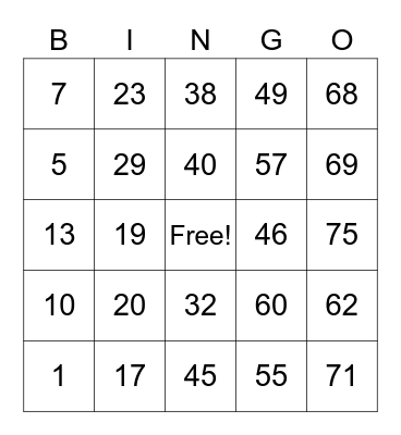 Rubio, Aleli _Team Rache Bingo Card
