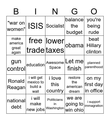 youre awesome Bingo Card