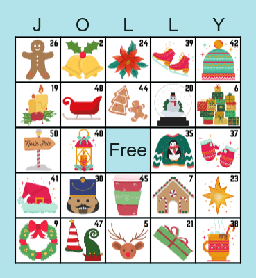 57th RQS Holiday Party Bingo Card