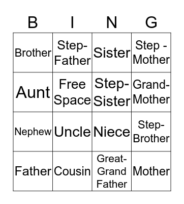 Bingo Tactic  Bingo Card