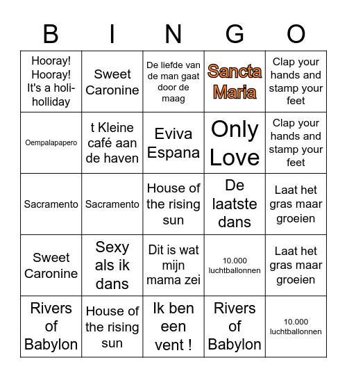 BINGO VIVIO Bingo Card
