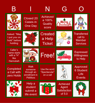 Benefits  Bingo Card