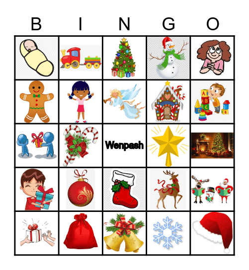 Christmas Bingo Card