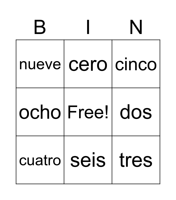 spanish-numbers-0-10-bingo-card