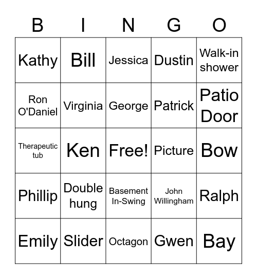 Midweek PRIMAX Bingo! Bingo Card