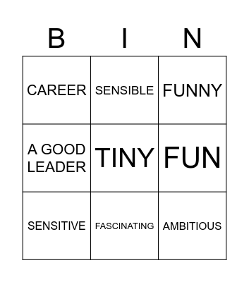 final exam revision Bingo Card