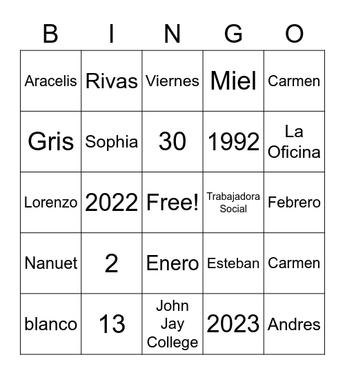 ❤️️ Se Casa Stef ❤️️ Bingo Card