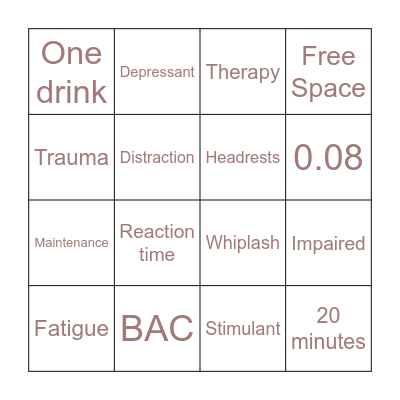 Chapter 13 Review Bingo! Bingo Card