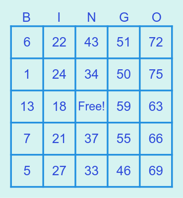 Florentino, Allein Joyce_Team Colette Bingo Card