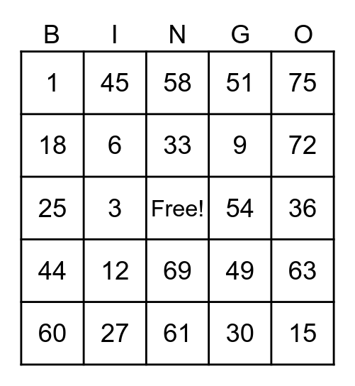 3226687 - Bry Bingo Card