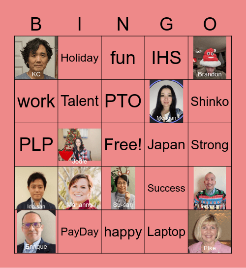 SEA Appreciates YOU!! Bingo Card