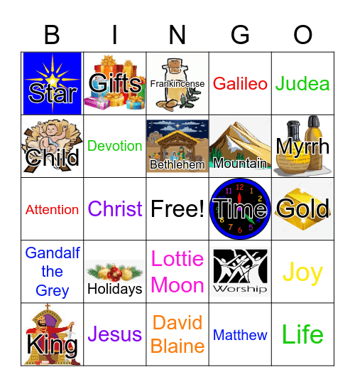 December 4, 2022 Bingo Card