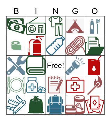 Are You Ready? Bingo Card