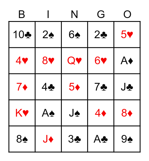 Poke-no Bingo Card