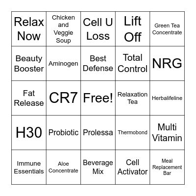 Holiday Survival Bingo! Bingo Card