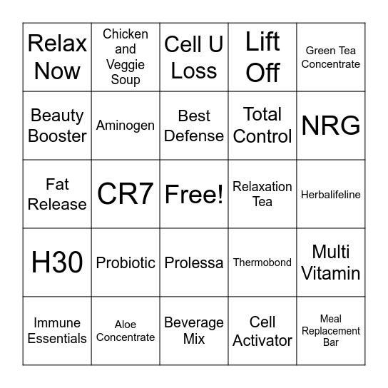 Holiday Survival Bingo! Bingo Card
