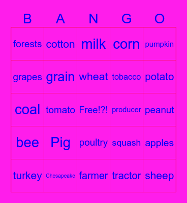 Boring Bingo Card