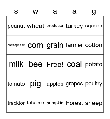 cool bingo Card