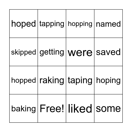 S&P 1 List 26 Bingo Card