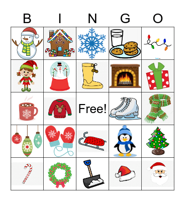 Holiday Bingo Card