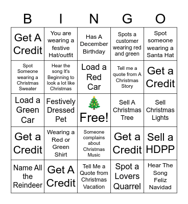 🎁 Jingle Mingle 🎁 Bingo Card