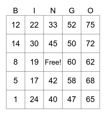 Macion, Edgelyn_Team Roy Bingo Card