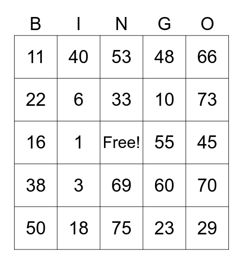 Farro, Rajiv Joreen_TEAM COLETTE Bingo Card